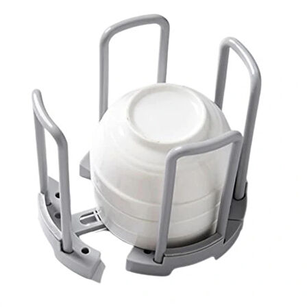 Leyloş Tabak Bardak Kase Standı Bulaşık Kurutma Tutucu Mutfak Düzenleyici Organizatör