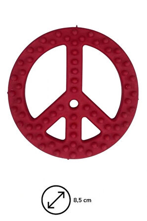 Leyloş Barış Kemiği Renkli Diş Temizleme Kedi Köpek Aktivite Oyuncağı