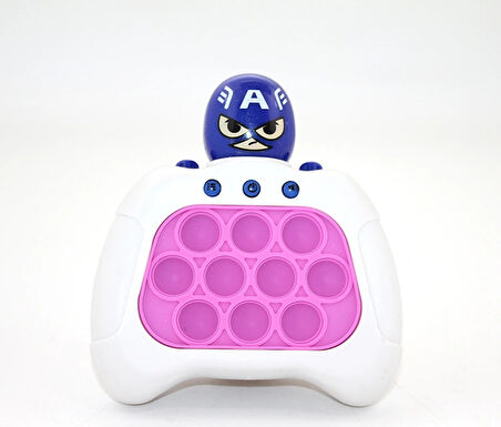 Işıklı Müzikli Pop-ıt Captain America Tasarımlı