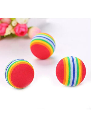 Sünger Kedi Köpek Çiğneme Ve Oyun Topu 4 Adet