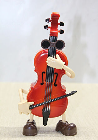 Keman Müzik Kutusu Eğlenceli Tasarım