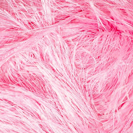 Leyloş Furry Pembe El Örgü İpi - Rf014 - 34049