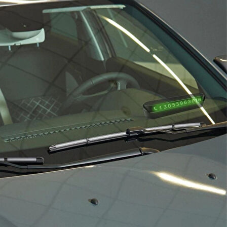 Leyloş Pratik Fosforlu Telefon Numarası Yamzak İçin Araç İçi Oto Numaratör Numaralık