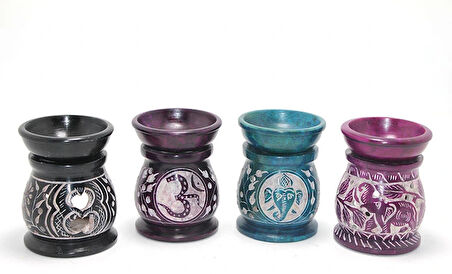 Obsidian Taşı Buhurdanlık Model 1