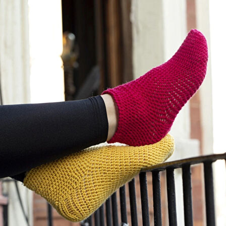 Leyloş Merino Fuşya El Örgü İpi - L058 - 33787