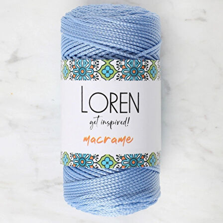 Leyloş Macrame Mavi El Örgü İpi - Rm 0220 - 34350