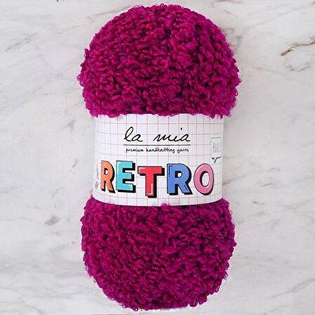 Leyloş Retro Fuşya El Örgü İpi - Lm4153