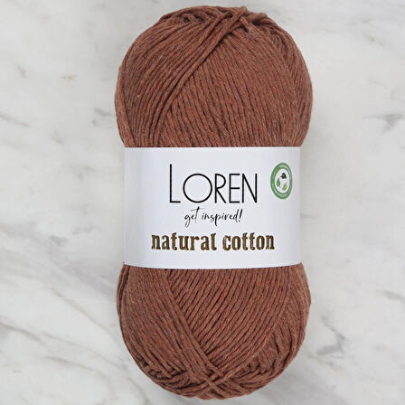 Leyloş Natural Cotton Tarçın El Örgü İpi - R072