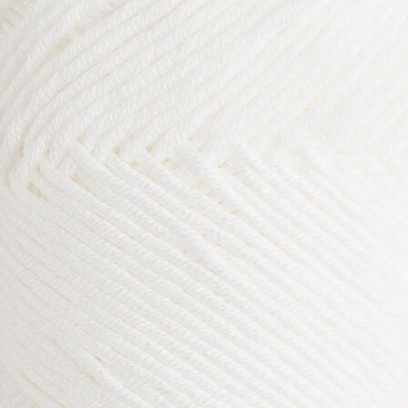 Leyloş Baby Cotton Beyaz El Örgü İpi - L001 - 33628