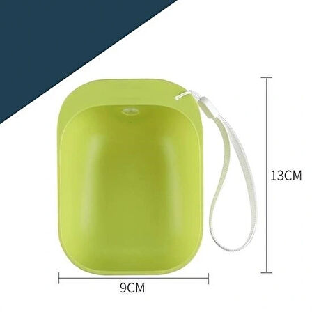 Leyloş Evcil Hayvan Plastik Yıkanabilir Taşınabilir Su Şişesi Bağlantılı Su Kabı