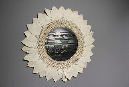 Makrome Duvar Aynası Model 1