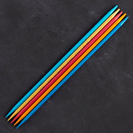 Leyloş Colibri 5,5mm 23cm Renkli Çorap Şişi - 204-7