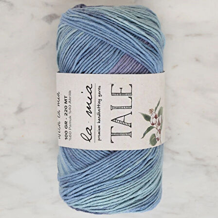 Leyloş Tale Ebruli El Örgü İpi - Lm156