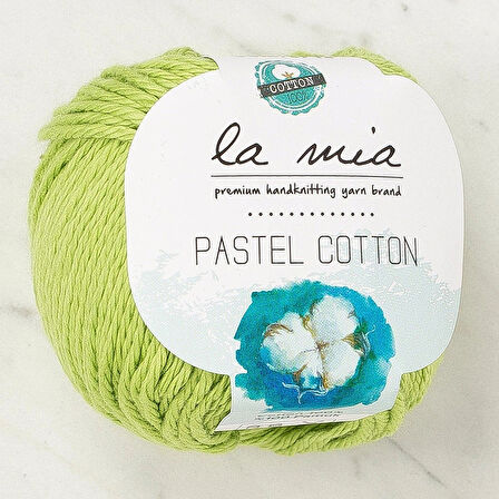 Leyloş Pastel Cotton Fıstık Yeşili El Örgü İpi - L186 - 33960