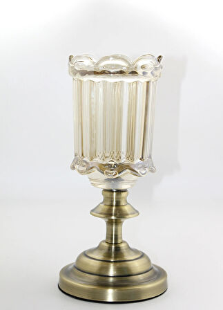 Cam Şamdan Tekli Model 5