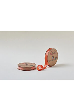 Leyloş Saten Katlı 028 Turuncu 2 Cm 25 Metre %100 Polyester