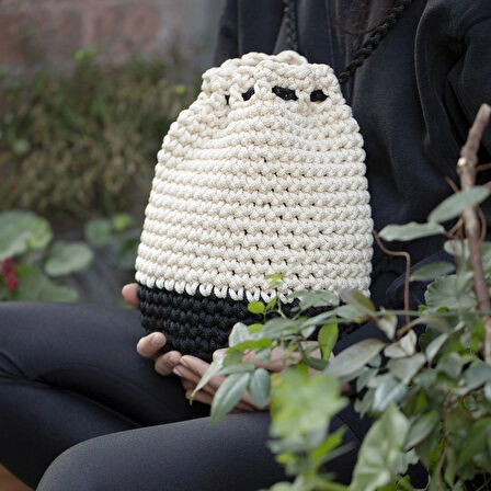 Leyloş Xl Makrome Turuncu El Örgü İpi - R045 - 33711