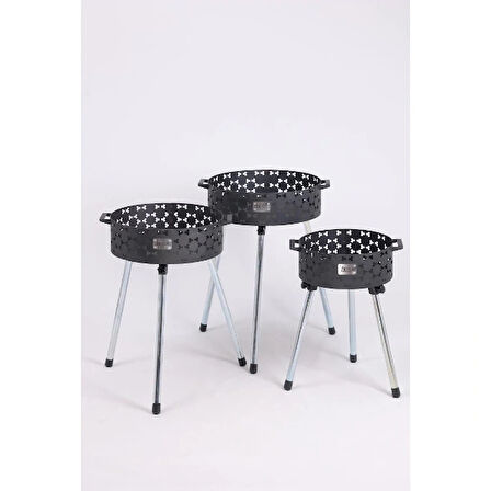 Katlanabilir Lüks Mangal No 3 Büyük Boy