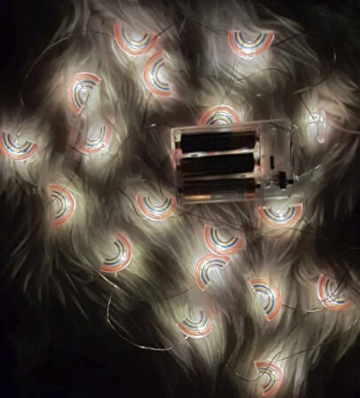 Led Işıklı Gökkuşağı Dekoratif İp