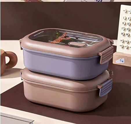 Bölmeli Paslanmaz Çelik Yemek Kutusu