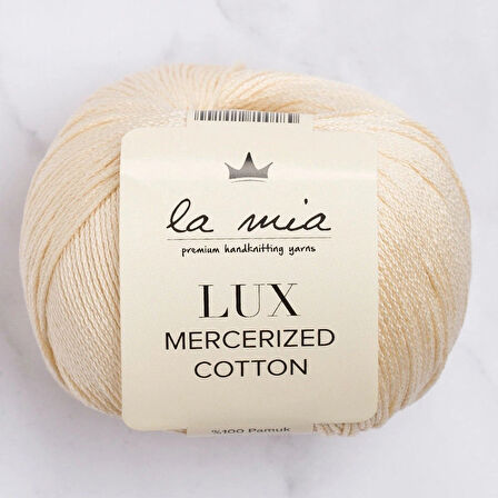Leyloş Lux Mercerized Cotton Bej El Örgü İpi - 174 - 33752