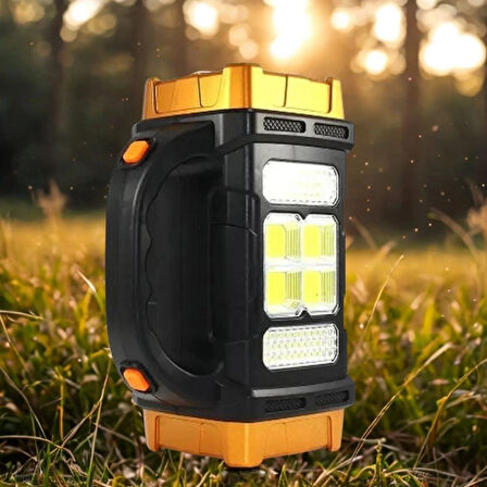 Leyloş Çok Fonksiyonlu Elde Güneş Enerjili Lamba – 38w