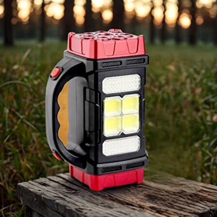 Leyloş Çok Fonksiyonlu Elde Güneş Enerjili Lamba – 38w