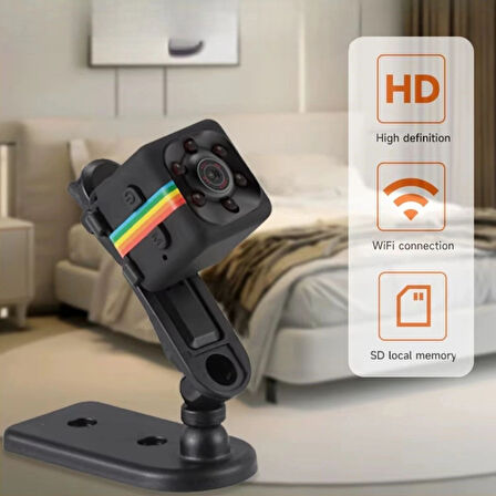 Leyloş Mini Boy Küp Tipi Gece Görüşlü Hd Kaliteli Güvenlik Kamerası