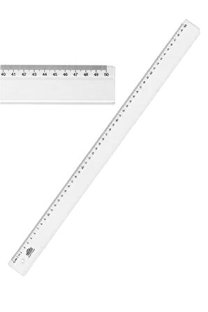 Plastik Cetvel 50 Cm