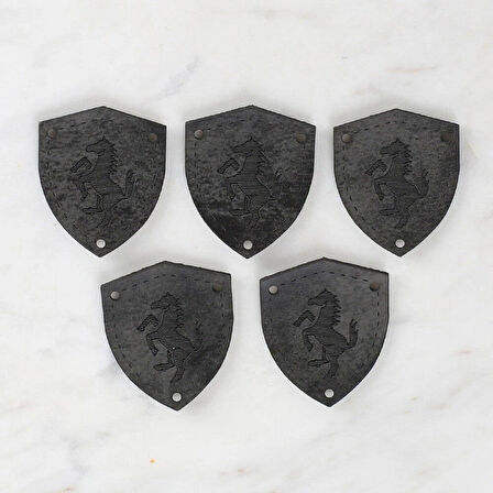 Leyloş Crafts Figürlü Deri Arma 5 Adet - 1581