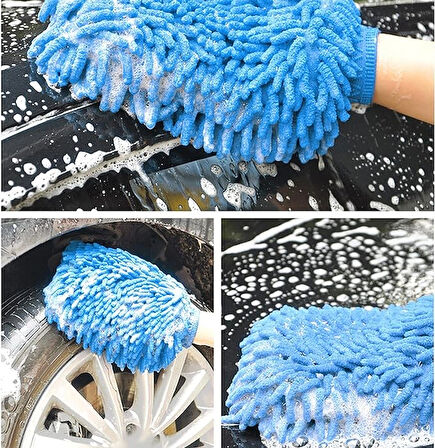 Mikrofiber Araç Yıkama Eldiveni