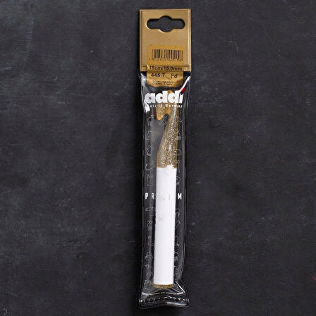 Leyloş Champagner 15mm 15cm Plastik Simli Yün Tığ -