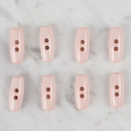 Leyloş Crafts Pudra Pembe 8 Li Çoban Düğmesi - 70