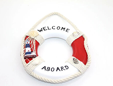 Ahşap Marin Duvara Asmalı Simit Model 2