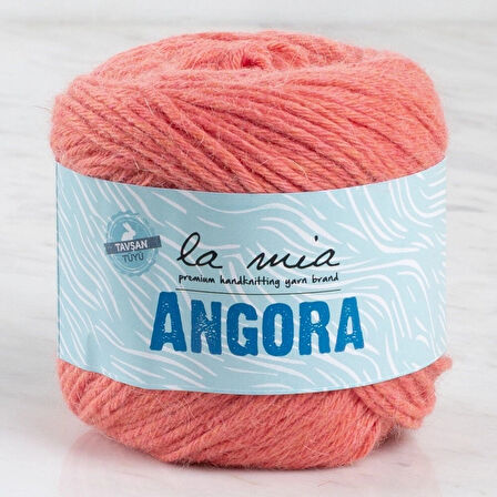 Leyloş Angora 50gr Turuncu El Örgü İpi - L126 - 33798
