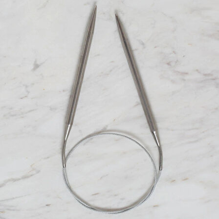 Leyloş Crafts 7 Mm Çelik Misinalı Şiş 60 Cm