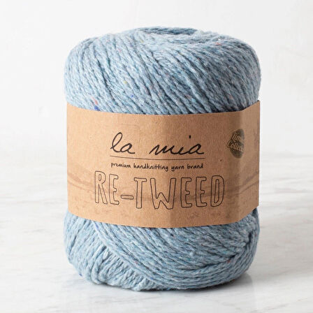 Leyloş Re-tweed Mavi Melanj El Örgü İpi - L106 - 34409