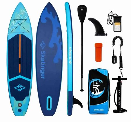 Mavi SET 325 x 82 Paddle Board Şişme Sörf Tahtası Full Set