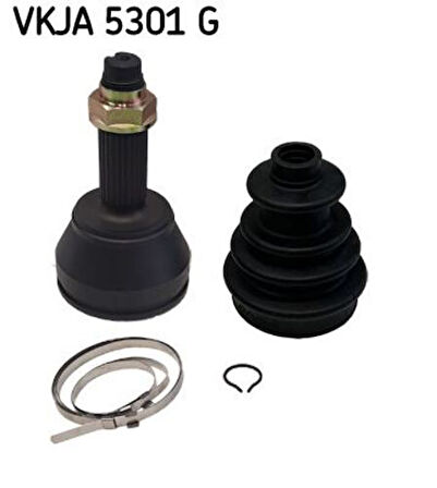 Skf Vkja5301G Aks Kafa Tamir Takımı Dış (Körüklu)Fıesta 1.25 1.4 1.8D 95>02 Mazda III 121 1.25 1.8D 96>03 (Diş Freze 25. Tek.Tarafı İç Freze 22. Conta Capı 56.5Mm. Boy 142Mm)