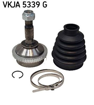 Skf Vkja5339G Aks Kafa Tamir Takımı P206 (Tekerlek Tarafı Dış Freze 21 Dıs. Tekerlek Tarafı İç Freze 22 Dıs. Conta Capı 48Mm. Uzunluk 141.5Mm) Dv4Td (1.4 Hdı) Tu3Jp Et3J4 (1.4 8V 16V) Abslı 48 Dış 98>