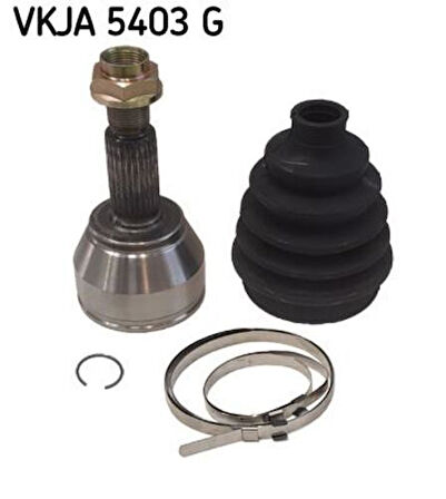 Skf Vkja5403G Aks Kafası Dış Tamir Takımı Olcu (Diş Freze 25. İç Freze 22. Conta Cap I 53.3 Uzunluk 140Mm) Fıesta 1.3 1.25 1.4Tdcı 1.4 16V 01>16 Fusıon 1.6 16V 01>11