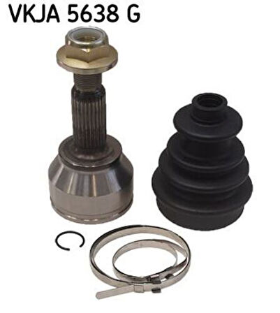 Skf Vkja5638G Aks Kafası Tamir Takımı Dış (Körüklu) (Diş Freze 25. Tek Tarafı İç Freze 20. Conta Capı 53. Uzunluk 141Mm) Fıesta 1.4Tdcı 01>08 Fusıon 01>12 1.4Tdcı
