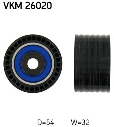 Skf Vkm26020 Eksantrik Gergi Rulmanı Clıo-Mgn 1.4 16V - Clıo-Lgn.Scenıc-Trafıc 2.0 16V - Lgn-Scenıc 1.6 16V