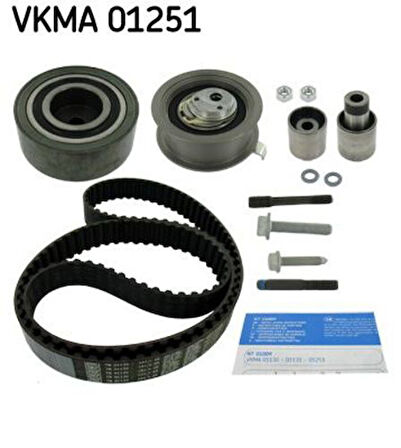 SKF VKMA01251 Triger Eksantrik Gergi Seti Golf 1.9TDI 97-04 Caddy 95-04 Leon Toledo A3 Cordoba Ibiza OcyaVIa Bora 038198119D