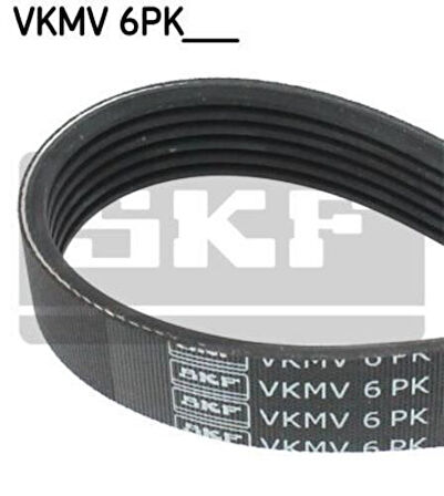 SKF VKMV6PK1199 V Kayışı Clio II-III-IV-Fluence 10 Kangoo 05-10 Logan 07 Megane II-III-Modus 04 Duster 10 1.5DCI 117205191R