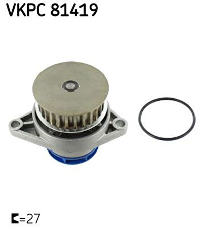 SKF VKPC81419 Devirdaim Golf IV Bora Toledo 1.6 16V Bcb Azd 00- 036121008G