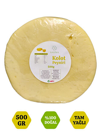 %100 Doğal Muhlamalık Kolot Peyniri 500 Gr