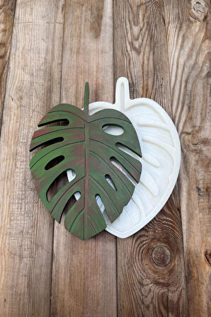 Monstera Büyük Silikon Tepsi Kalıbı