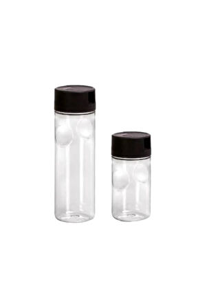 Duru Yağdanlık 2 Li Set 1 Litre Ve 600 Ml Siyah Kapak