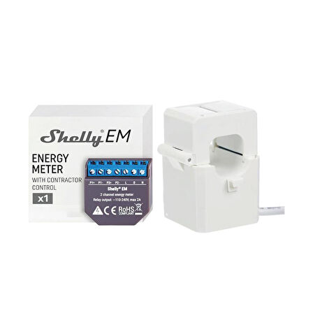Shelly EM 50A Enerji Ölçüm Seti